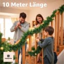happymas Girlanden XXL Weihnachtsgirlande 10 Meter Bild 3