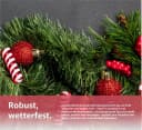 MerryXmas Weihnachtsgirlande Grün 10 Meter Innen Außen Bild 5