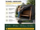 Gartiva® Hollywoodschaukel Abdeckung für 2,3,4-Sitzer wasserfest & winddicht Bild 4