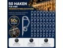 happymas Dekohaken 100 Dachrinnen-Clips für Lichterketten Bild 5