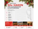 MerryXmas Dekohaken 50 Dachrinnenhaken aus Kunststoff für Lichterketten Bild 5