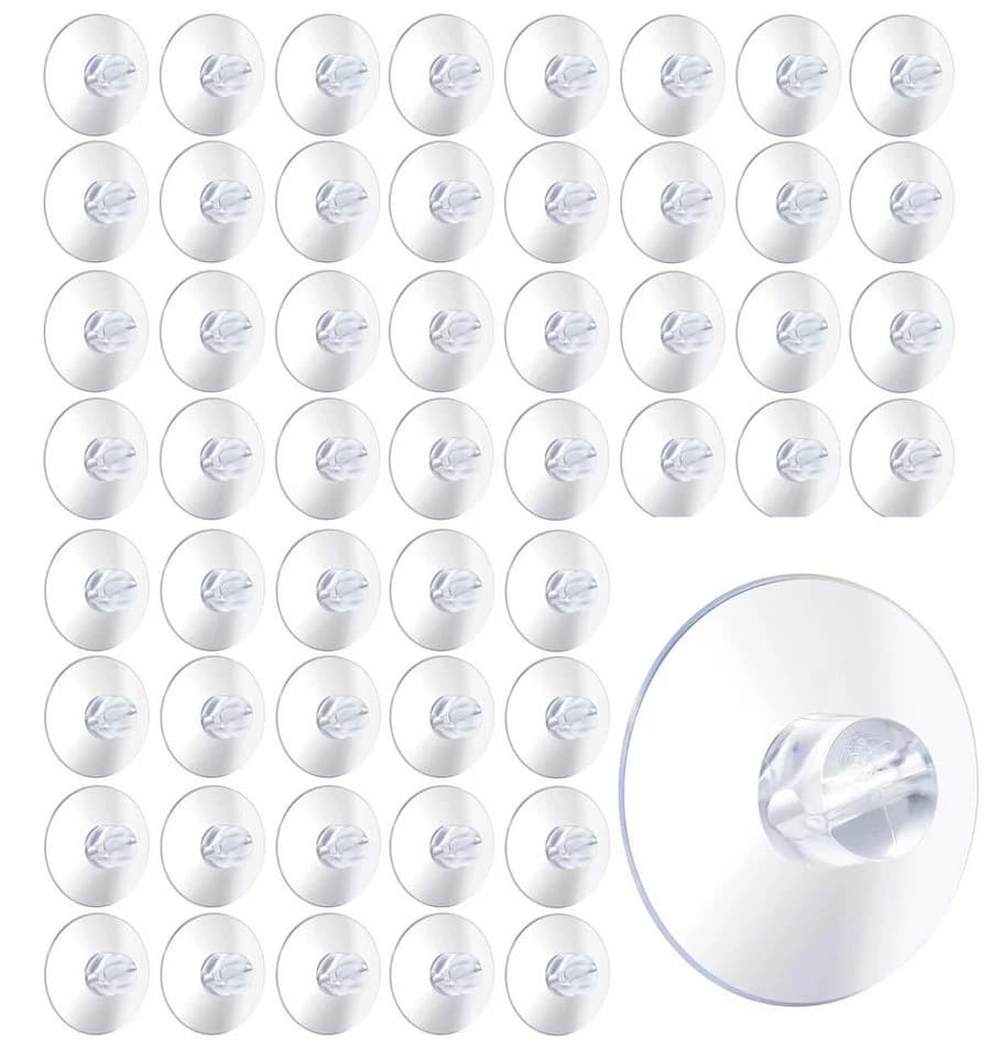 happymas Fensterhaken 20x Saugnapfhalter Transparent - Bild 2