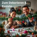 TK Gruppe Weihnachtsgirlande Grün 10 Meter Bild 1