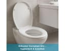 eVendix WC-Sitz Duroplast Weiß mit Absenkautomatik Bild 3
