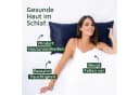 bene-sleep Kissenbezug 22 Momme Seide Dunkelblau Anti-Aging Bild 1