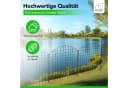NewHabitat Teichzaun Steckzaun Anthrazit Metall Bild 4