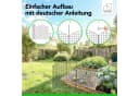 NewHabitat Teichzaun Steckzaun Anthrazit Metall Bild 5