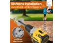NewHabitat Bodenanker Set 4-tlg. Edelstahl mit Spanngurten & Drehhilfe Bild 5