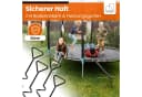 NewHabitat Erdanker Set 4-tlg. 38cm Edelstahl mit Spanngurten & Drehhilfe Bild 1