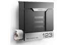 NewHabitat Wandbriefkasten Anthrazit Personalisierbar Bild 2