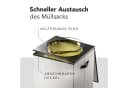 NewHabitat Müllsackständer 70L Grau mit Klappdeckel Bild 4