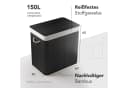 New Habitat Wäschekorb Bambus 3 Fächer 150L mit Deckel & Sack Bild 1