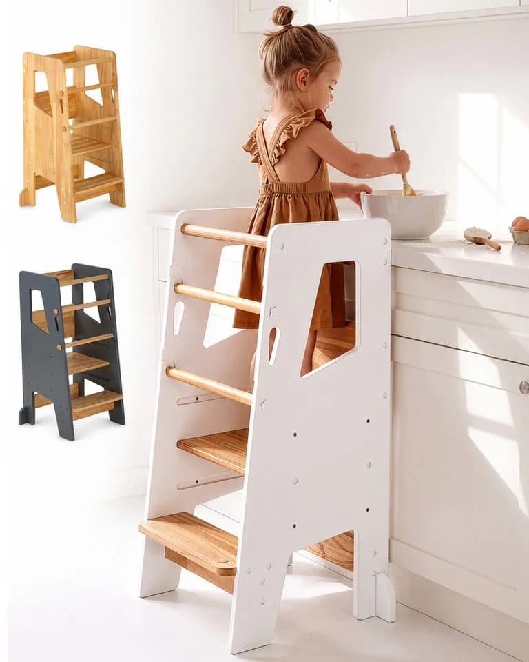 NewKids Lernturm höhenverstellbar Weiß - Bild 2