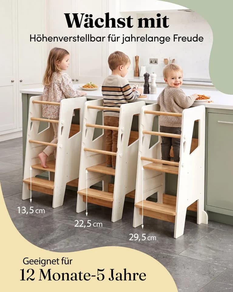NewKids Lernturm höhenverstellbar Weiß - Bild 5