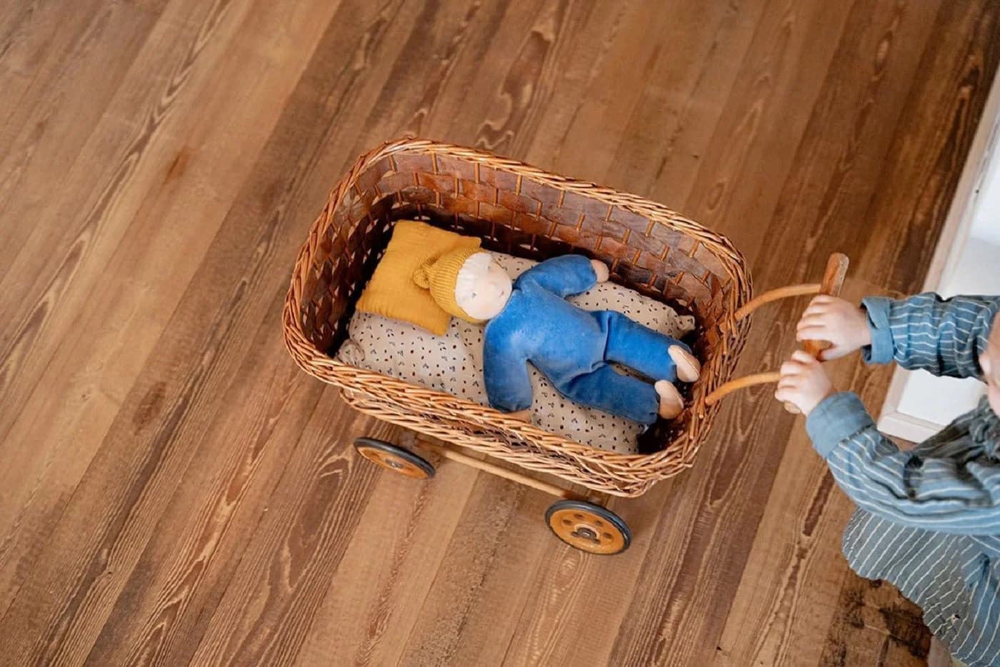 Käthe Kruse Waldorfpuppe NANA Blau 35 cm