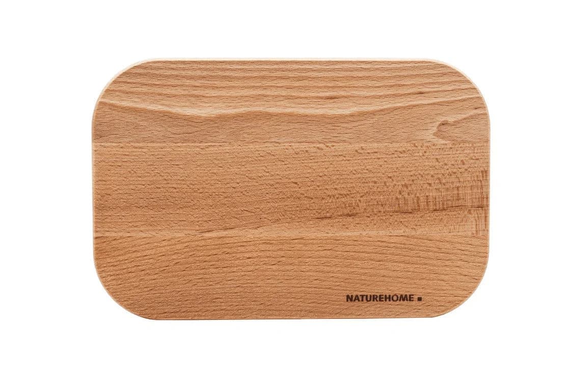 NATUREHOME 4er Set Frühstücksbrettchen Buche massiv - Bild 4