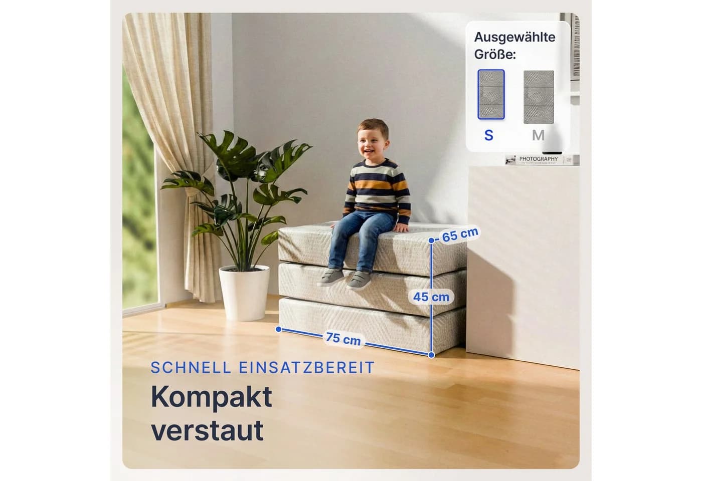 Klappmatratze Memory-Komfortkern gurkler Visco-Schaum - Bild 3