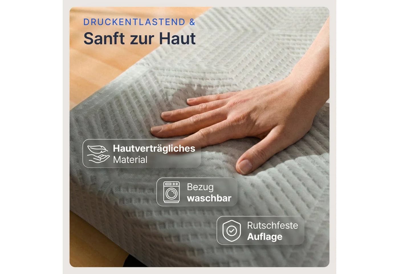 Klappmatratze Memory-Komfortkern gurkler Visco-Schaum - Bild 5