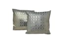 Jet-Line Dekokissen 2er Set Raute Gold 40x40 cm Bild 2