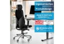 Ergotopia MasterBack Bürostuhl Schwarz Ergonomisch mit Kopfstütze Bild 4