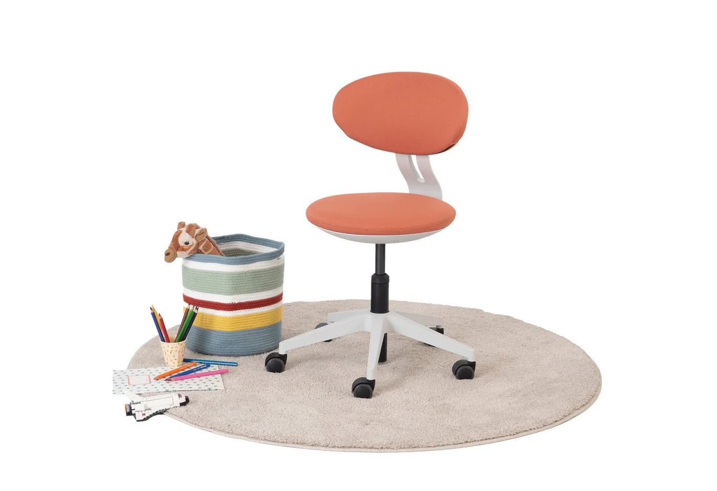 Ergotopia Kinderstuhl Ergonomischer Kinderschreibtischstuhl Weiß - Bild 2