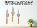 Kernholz Wand-Magnet Messerhalter aus massivem Eichenholz (3tlg) Bild 1