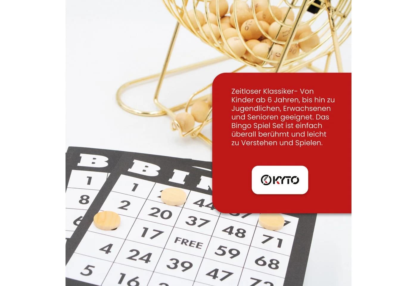 Kyto Bingo Karten Set 500 Stück, 500 verschiedene Karten - Bild 5