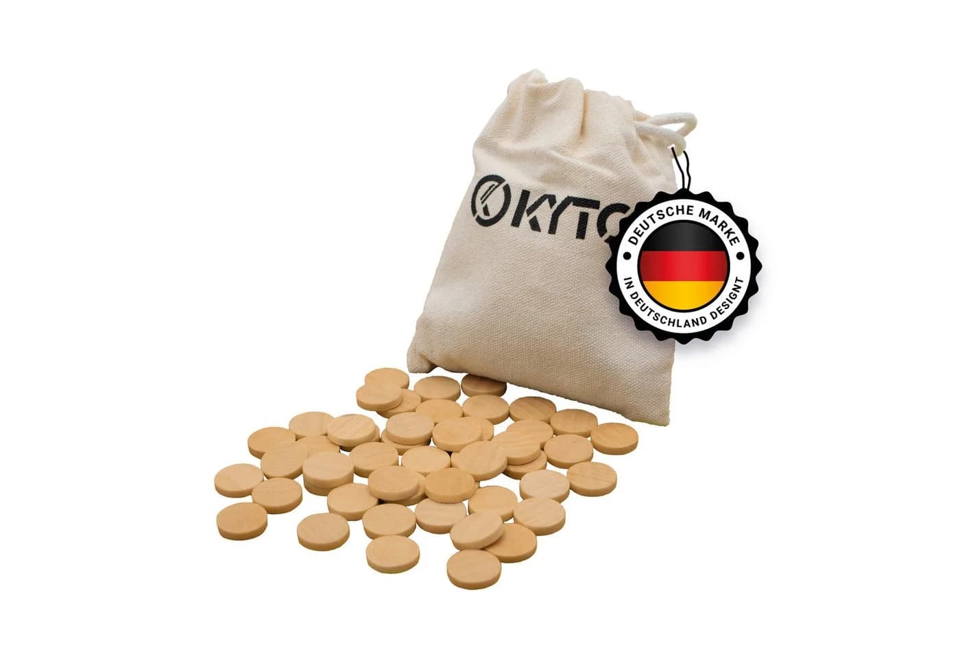 Kyto Bingo Holz Chips 150er Set - Natürliche Holzchips für Lernspiele - Bild 2
