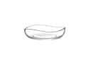 LAV Snackschale Vira 6er-Set Glas Transparent Stapelbar Bild 5
