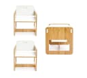 COZYCOLLECTIONS Kindersitzgruppe 3-tlg. Beige/Weiß Holz Montessori Bild 3