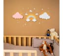 COZYCOLLECTIONS LED Wandleuchte Regenbogen Holz Warmweiß Bild 2