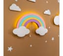COZYCOLLECTIONS LED Wandleuchte Regenbogen Holz Warmweiß Bild 3