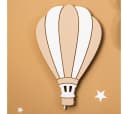 COZYCOLLECTIONS LED Wandleuchte Bär Heißluftballon Beige/Weiß Holz Bild 1