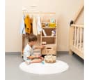 COZYCOLLECTIONS Kinderkleiderschrank Montessori 3-in-1 Naturholz Bild 4