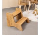 COZYCOLLECTIONS Tritthocker Montessori 2-stufig Naturholz Bild 3