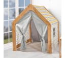 COZYCOLLECTIONS Montessori Spielhaus Naturholz mit abnehmbarem Stoffbezug Bild 1