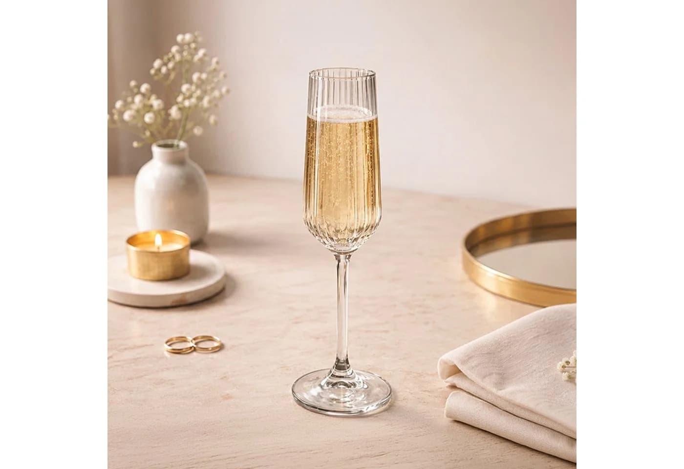 Pasabahce Champagnerflöte Allegra Focus 6-tlg. Glas Transparent