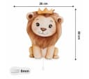 COZYCOLLECTIONS LED Wandleuchte Löwe mit Krone Braun Gold Bild 3