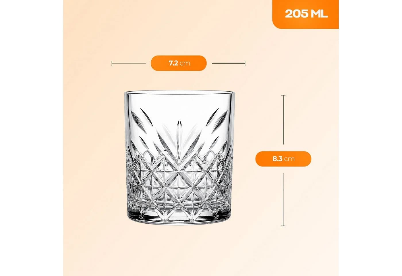 Pasabahce Gläser-Set Timeless 6-tlg. Glas Transparent - Bild 3