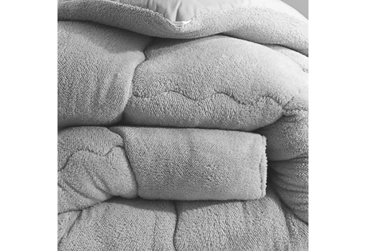 Nordic Schiller Steppdecke Grau Wellsoft Ganzjahresdecke - Bild 4