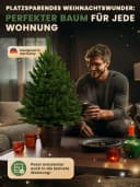 ArtiTree Künstlicher Weihnachtsbaum Nordfichte im Topf Bild 5
