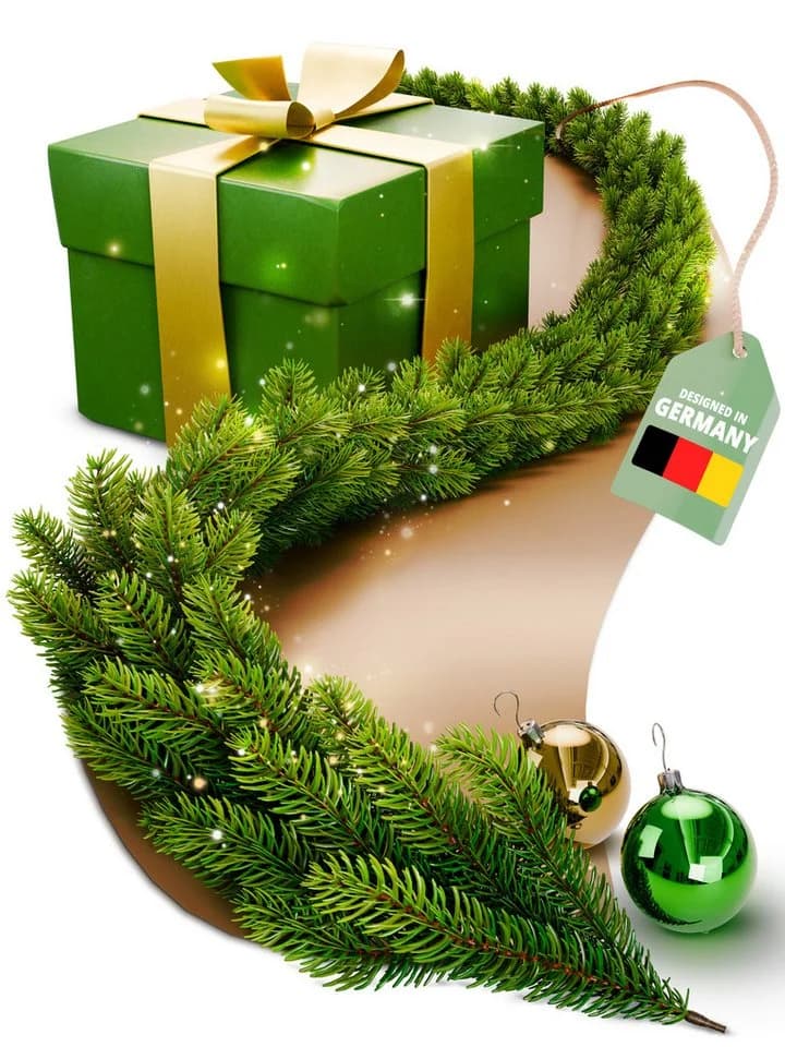 ArtiTree Kunstgirlande Tannengirlande 270-1000 cm Grün mit/ohne LED - Bild 2