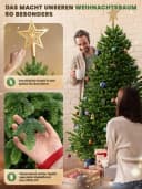 ArtiTree Künstlicher Weihnachtsbaum Nordfichte Premium Naturgetreu Bild 4