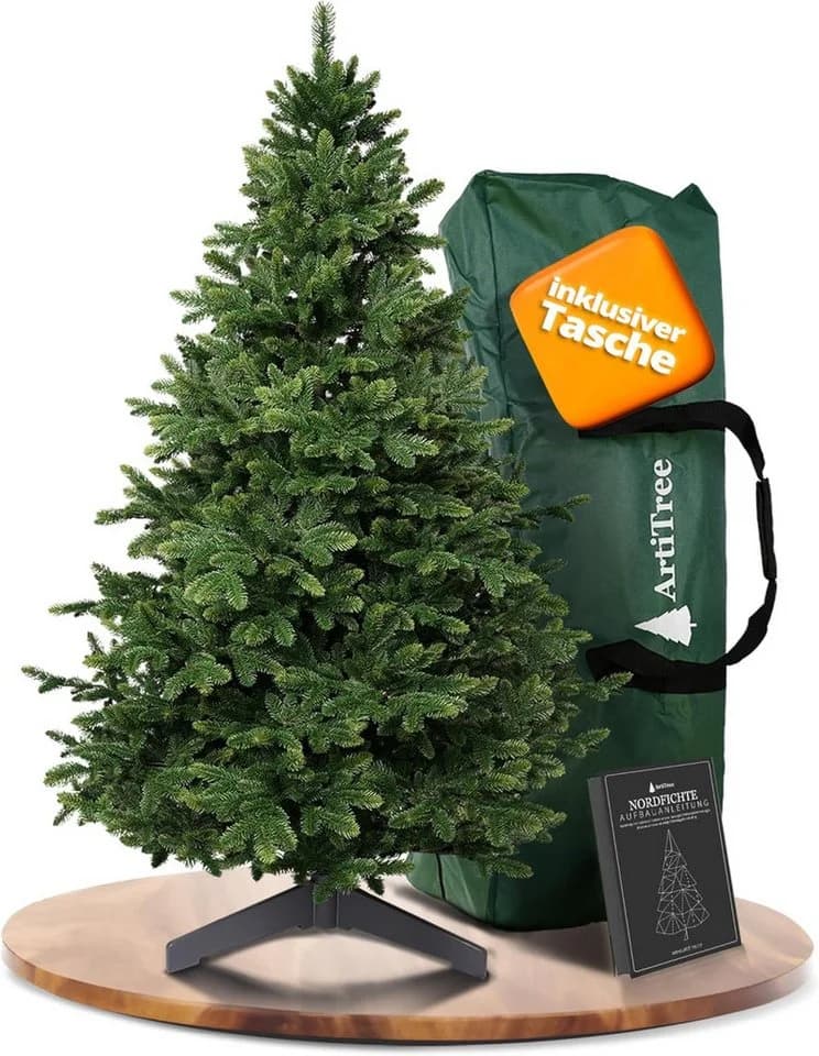 ArtiTree Künstlicher Weihnachtsbaum Nordmanntanne Premium - Bild 2