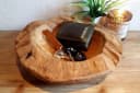 Holz Lichter Teak-Dekoschale Ø 30 cm Massiv Naturbelassen Bild 4