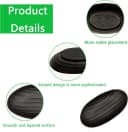 Holz Lichter Dekoschale Oval Organizer Schlüssel & Schmuckablage Schwarz Matt Bild 1