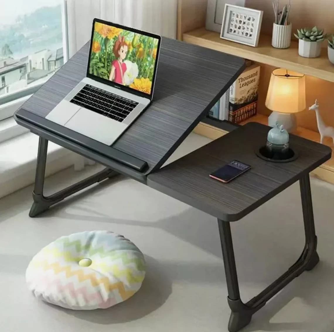 Holz Lichter Laptoptisch, klappbar, mit Kühllöchern - Bild 2