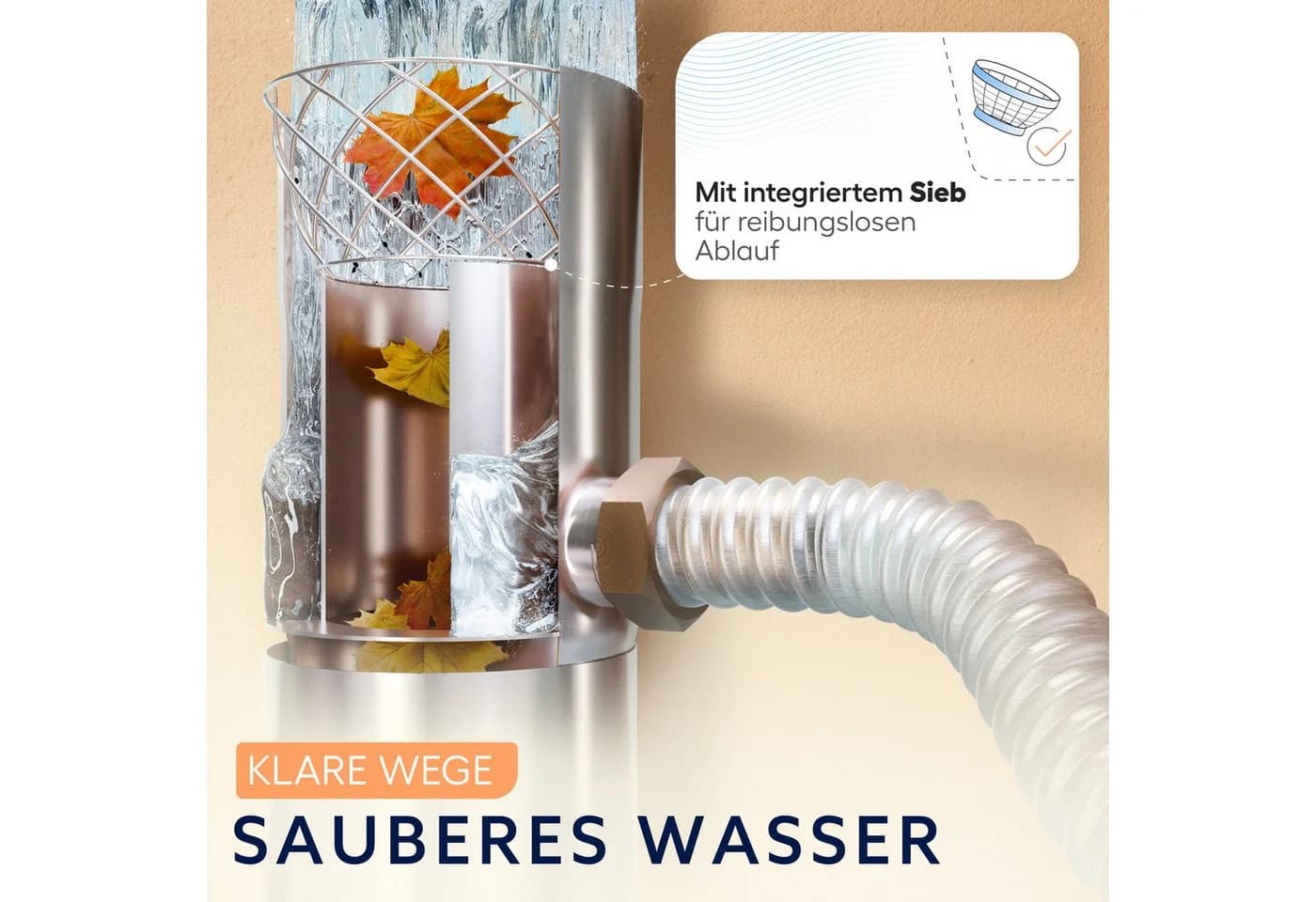 Drei Eichen Regentonnenfüllautomat Regenwassersammler Edelstahl - Bild 4