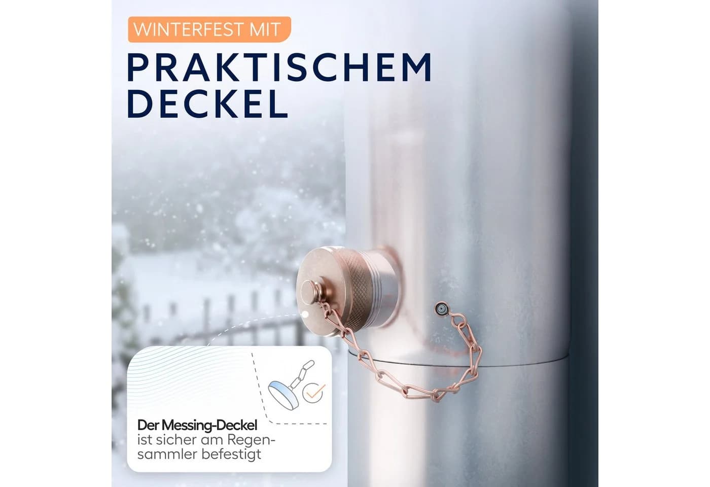 Drei Eichen Regentonnenfüllautomat Regenwassersammler Edelstahl - Bild 5