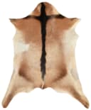 KUHFELL online & NOMAD Ziegenfellteppich Braun Beige 80x60 cm Bild 1
